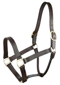 New Design English Saddle Leather Headcollar Comfortable Adjustable Soft Nylon <b>Rope</b> Bridle Western <b>Halter</b> for Horses - Product Image 4