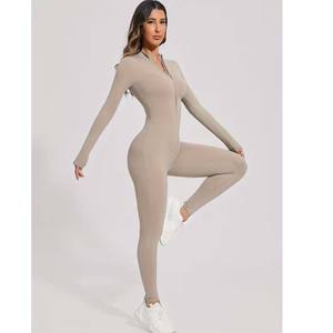 Traje Elástico para Mujer, Mono de Yoga de Alta Elasticidad, Secado Rápido, Ajuste Ceñido, Pantalones Acampanados de Verano para Mujer - Product Image 1