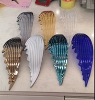 Lustre de plafond moderne et créatif pour salon de villa, éclairage suspendu ovale et long multicolore, décoration pour plafond haut