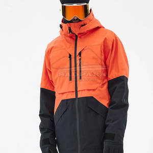 Venta al por mayor de la fábrica de fabricación de traje de esquí caliente de alta visibilidad nuevo diseño transpirable con capucha cuello cierre de cremallera para el invierno - Product Image 5