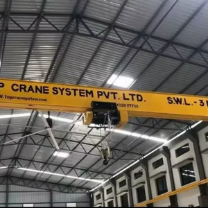 Equipo de Elevación Industrial Aéreo Confiable, Grúa Puente EOT Avanzada de 5 Toneladas con PLC y Motor, Alcance de 10-20 m, 1 Año de Garantía - Product Image 1