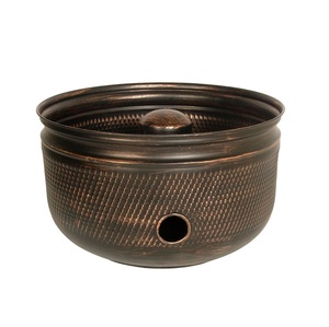 Tubo de maceta de metal de cobre y decoración de plantas verdes Extremadamente bueno Alto grado Excelente calidad Olla de manguera de metal Mejor diseñador de maceta de manguera - Product Image 3