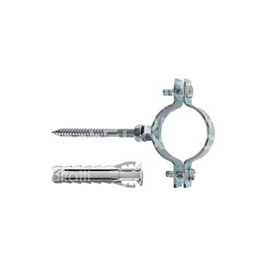 HEAVY COLLAR CPT <b>galvanized</b> steel with <b>screw</b> and plug - Product Image 1