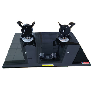 موقد غاز عالي الجودة من الفولاذ المقاوم للصدأ بشعلتين، موقد طهي مريح للاستخدام الداخلي على سطح الطاولة، موفر للطاقة من الفئة أ - Product Image 6