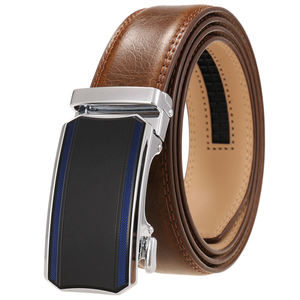 Cinturón de Cuero Genuino para Hombre con Hebilla de Aleación Personalizada con Logotipo, Venta al por Mayor de Fabricantes - Product Image 6