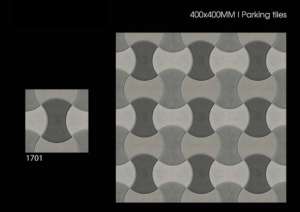 Baldosas de Cerámica para Exteriores con Acabado Mate, Resistentes a la Intemperie, 40x40cm 400x400mm, para Entradas de Vehículos y Espacios Abiertos - Product Image 4