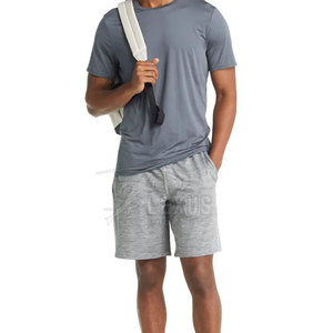 Pantalones cortos informales para hombre más vendidos 100% algodón de secado rápido y transpirable patrón sólido diseño de logotipo personalizable cintura media - Product Image 3