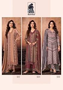 Colección Invierno 2025, Salwar Kameez de Algodón de Alta Calidad con Estampado Digital y Bordado de Espejo Real, Atuendo Tradicional para Mujer, para Fiestas - Product Image 2