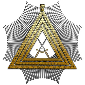 เครื่องประดับ MASONIC AASR ระดับ 15 สกอตติชไรต์ - ปรับแต่งสีและโลโก้ได้ ใช้ได้ทั้งชายและหญิง - Product Image 1