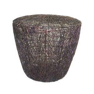 New Arrival <b>Metal</b> Organizer Wire Round <b>Basket</b> Without Handle Brown Wash Iron <b>Storage</b> <b>Basket</b> for Household Handmade - Product Image 2