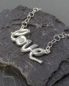 Collier pendentif en argent sterling 925 massif avec cabochon en résine de 6 mm, bijoux en argent vierges à faire soi-même, vente en gros, cadeau de Saint-Valentin, cadeau de mariage - Product Image 1