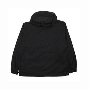 Anorak en lin avec logo personnalisé pour hommes pull à capuche avec cordon de serrage coupe-vent coupe-vent pour hommes - Product Image 6