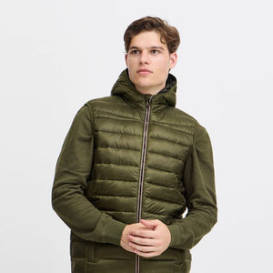 Gilet matelassé imperméable de haute qualité pour homme, décontracté, respirant, sans manches, avec fermeture éclair sur le devant, poche et capuche pour l'hiver - Product Image 3