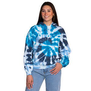 Sudadera con capucha de seda Tie-Dye de invierno 2025 para mujer personalizable de talla grande gran oferta técnicas bordadas otoño grupo de edad de gran tamaño Plus - Product Image 1