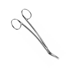 Tijeras de tejido dentado con bloqueo Manual de acero inoxidable, tijeras de laboratorio de disección Dental de 16,5 CM, uso hospitalario personalizado - Product Image 2