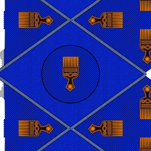 Tissu tissé imprimé à la cire africaine conçu sur mesure pour filles et garçons pour vêtements de sport-prêt à l'exportation - Product Image 3