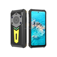 Téléphone mobile robuste Android 14, 6,78 pouces, IP68, batterie 20000 mAh, smartphone industriel pour les aventures en plein air et le travail sur le terrain