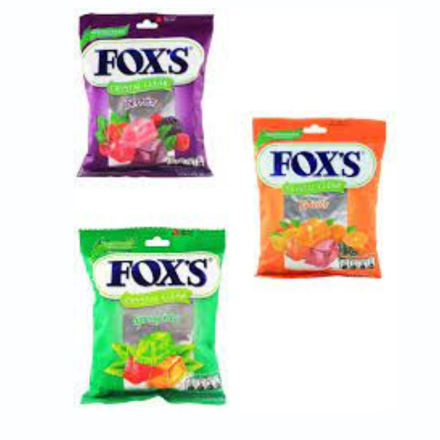 Wholesale Hard Candy FOX'S CANDY FRUIT Bag 90 Gram X 24bags