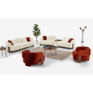 Canapé-lit convertible moderne Jaguar 3 places, extensible, en tissu microfibre, tissage uni, poids moyen, résistant aux taches - Product Image 3