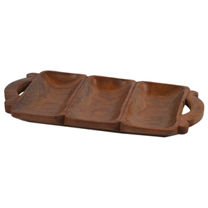 El mejor diseño de materiales Bandeja de madera Mejor decoración interior Bandeja para servir alimentos Decoración para el hogar Fiesta Boda y decoración festiva - Product Image 6