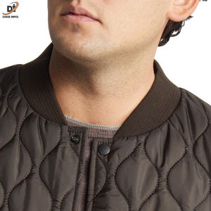 Ropa de ocio personalizable para hombre, chaleco acolchado transpirable de alta calidad a prueba de viento, ropa deportiva informal larga de invierno, carcasa de algodón 100% 3D - Product Image 5