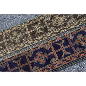 พรมปูพื้นสไตล์ตุรกีโบราณขนาดใหญ่17x34ฟุตพรมสำหรับห้องนั่งเล่นสีน้ำตาลและสีฟ้าสำหรับตกแต่งวัยรุ่น - Product Image 5