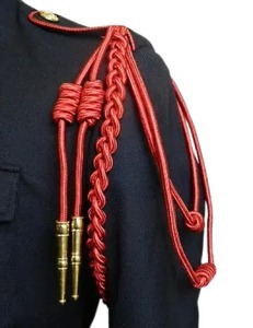 Venta al por mayor de aiguillette ligero de alta calidad con cordón dorado trenzado Material de PC para accesorios de uso al aire libre - Product Image 4