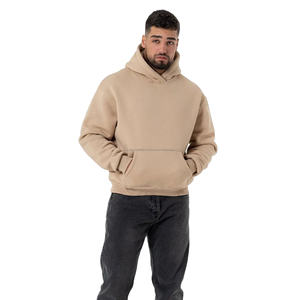 Sudadera con Capucha Extra Grande de Alta Calidad para Hombre, Estilo Hip Hop Informal, 100% Algodón, Sudadera de Forro Polar para Hombre - Product Image 3