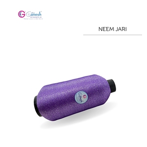 180D Neem Jari Metallic Flora Jari Fil à broder Haute ténacité Lurex Polyester pour tricoter à la main jari - Product Image 1