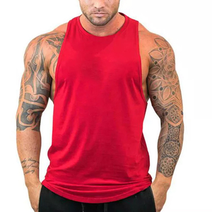 New <b>Men</b> Tank Tops Bodybuilding Stringer Fitness <b>Singlets</b> Gyms Wholesale <b>Men</b> Quick Dry Gym Blank Cotton Tank Top - Product Image 3