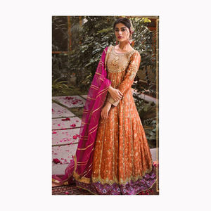 Salwar kameez indien pakistanais prêt à l'emploi costume en coton pour femmes cousu robes de femme élégantes - Product Image 1