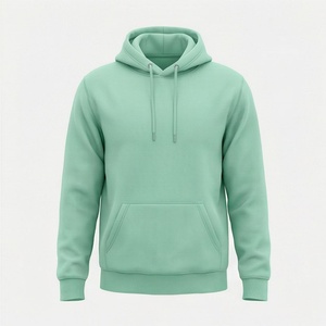 Sweat-shirt à capuche pour hommes, vente en gros usine, logo personnalisé, coton et polyester, couleur personnalisée, hiver, techniques de teinture unie, pull-over - Product Image 1