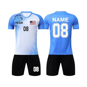 ชุดเสื้อฟุตบอลรักบี้ผ้าโพลีเอสเตอร์100% ระบายอากาศได้ดีโลโก้แบบทีมออกแบบได้ตามต้องการ - Product Image 2