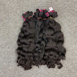 2024 Meilleure vente Extensions de cheveux vietnamiens ondulés naturels soyeux et doux au toucher Machine Double trame droite Style meilleur vendeur - Product Image 2