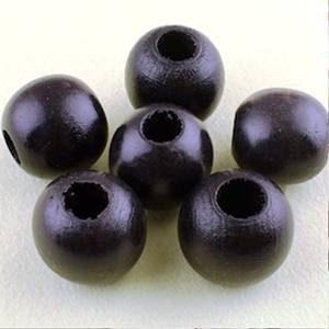 Black <b>Wooden</b> <b>Balls</b> Black Painted <b>Wooden</b> Beads Custom Shape & Colored Wood Beads Shaped and Sized Hand <b>Crafted</b> Indian Product - Product Image 1