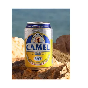 Bebidas alcoólicas-bebida alcoólica Camel Premium Gold Lager Beer 330ml pode estanhado de bebidas AB Venda quente 2023