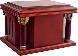 โกศเผาไม้สำหรับงานศพชายและหญิงโกศทำด้วยมือทันสมัยสำหรับงานศพตกแต่ง - Product Image 5