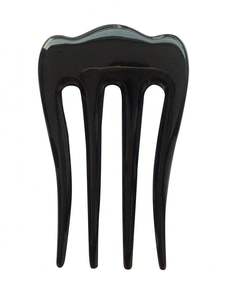 EXPANDIENDO COLORES NATURALES CUERNO BUFFALO PEINES AL POR MAYOR Peines de cuerno antiestáticos naturales para regalos de vacaciones por Artesanías de media luna - Product Image 6