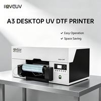 Imprimante d'autocollants UV DTF A3 pour l'impression de logos sur gobelets, usage commercial, système automatique