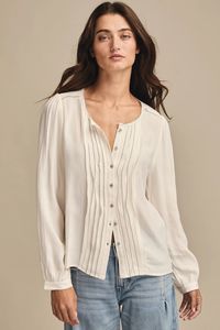 Chemisier vintage bohème en viscose non tissée avec broderie plissée unie/florale, service ODM pour femmes, été/hiver - Product Image 6