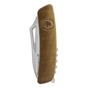 Coltello Pieghevole Swiza Le No-Rtro ALLMATT SH03 - 12 Funzioni con Manico in Legno di Noce - Product Image 3