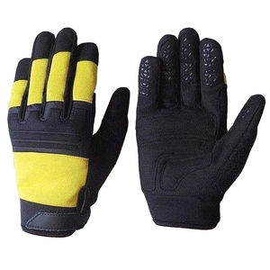 Gants de travail de mécanicien robustes de haute qualité TPR résistant aux chocs anti-coupures et anti-dérapant excellente protection des travaux de construction - Product Image 1