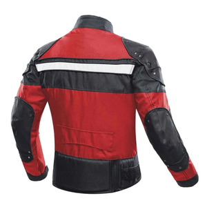 แจ็กเก็ตหนังแท้สำหรับผู้ชายสำหรับมอเตอร์ไซด์เสื้อแจ็คเก็ตมอเตอร์ไซด์หนังแท้ดีไซน์โดดเด่นสำหรับฤดูหนาว - Product Image 2