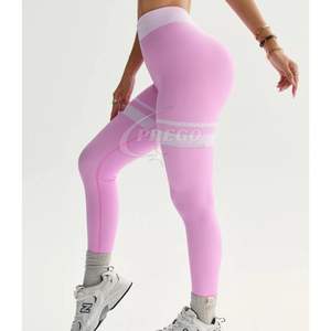 Custom Wholesale Womens Breathable Long Yoga Pants High Waist <b>Butt</b> <b>Lifting</b> Quick Dry Athletic <b>Leggings</b> for Running Gym & Fitness - Product Image 4