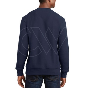 2024 Winter Polyester/Cotton Fleece Regular Fit Solid Color Anti-Wrinkle Quick Dry Eco-Friendly Breathable OEM Men <b>Sweatshirt</b> - Product Image 4