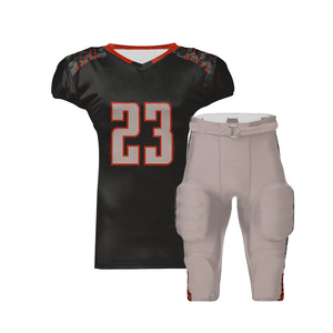 Camiseta de fútbol americano de manga corta personalizada para jóvenes y adultos, ropa de equipo de temporada de verano al por mayor, uniforme de sublimación de talla grande - Product Image 2