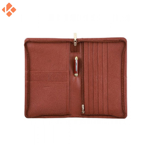 2024 portefeuille en cuir de cheval fou à la mode pour hommes avec fermeture ouverte long porte-carte et doublure en polyester portefeuille chaud - Product Image 4