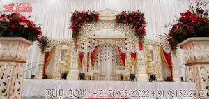 การตกแต่งมณฑปงานแต่งงานแบบทามิลลันมาโนวาราย การจัดมณฑปงานแต่งงานแบบอินเดียใต้แบบมาโนวาราย การจัดมณฑปงานแต่งงานแบบศรีลังกาที่โดดเด่นในสหรัฐอเมริกา - Product Image 3