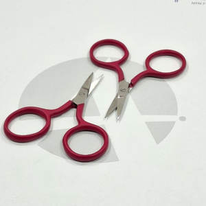 Tijeras de Bordado Cortas con Mango Marrón, Acero Inoxidable, Herramienta de Precisión para Cortar Hilo de Coser - Product Image 5