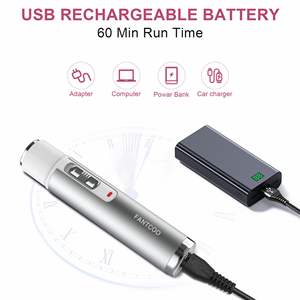 Rasoir électrique sans fil 5-en-1 pour femmes, rechargeable, tondeuse bikini indolore, épilation humide/sèche pour visage, jambes, sourcils, IPX7 - Product Image 3